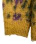 中古・古着 Needles (ニードルズ) Mohair Cardigan イエロー×パープル サイズ:L：13000円