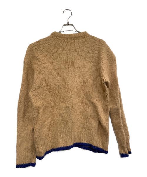 maison kitsune（メゾンキツネ）maison kitsune (メゾンキツネ) 厚手ニット ベージュ サイズ:Lの古着・服飾アイテム