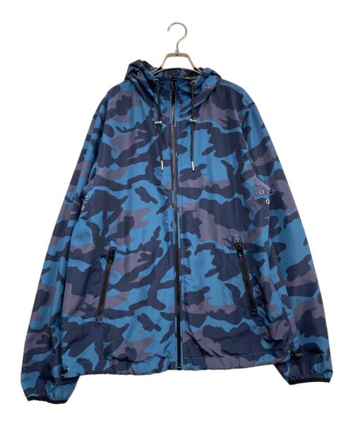 DIESEL（ディーゼル）DIESEL (ディーゼル) ナイロンジャケット ブルー サイズ:ｌの古着・服飾アイテム
