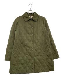 BURBERRY LONDON（バーバリーロンドン）の古着「キルティングコート」｜オリーブ