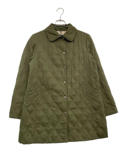 BURBERRY LONDON（バーバリーロンドン）BURBERRY LONDON (バーバリーロンドン) キルティングコート オリーブ サイズ:9の古着・服飾アイテム