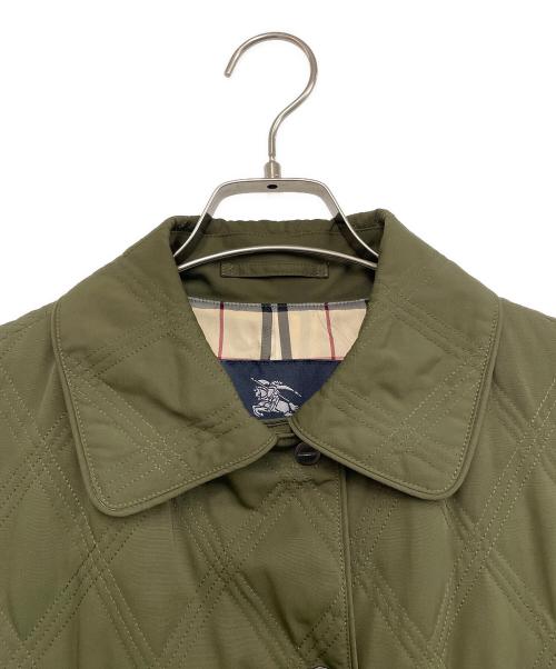 BURBERRY LONDON（バーバリーロンドン）BURBERRY LONDON (バーバリーロンドン) キルティングコート オリーブ サイズ:9の古着・服飾アイテム
