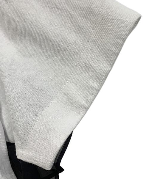 sacai（サカイ）sacai (サカイ) レースドッキング Tシャツ ホワイト×ブラック サイズ:3の古着・服飾アイテム
