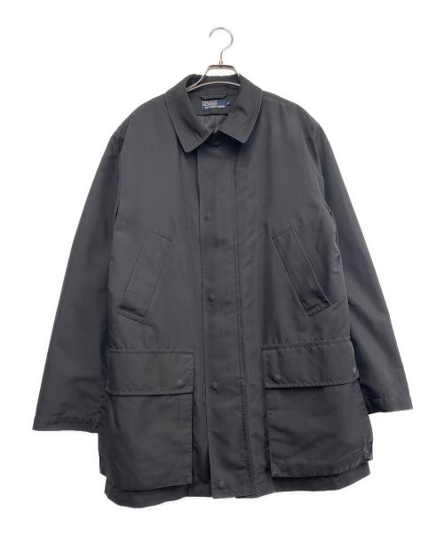 POLO RALPH LAUREN（ポロ・ラルフローレン）POLO RALPH LAUREN (ポロ・ラルフローレン) 中綿ハンティングジャケット ブラック サイズ:Lの古着・服飾アイテム