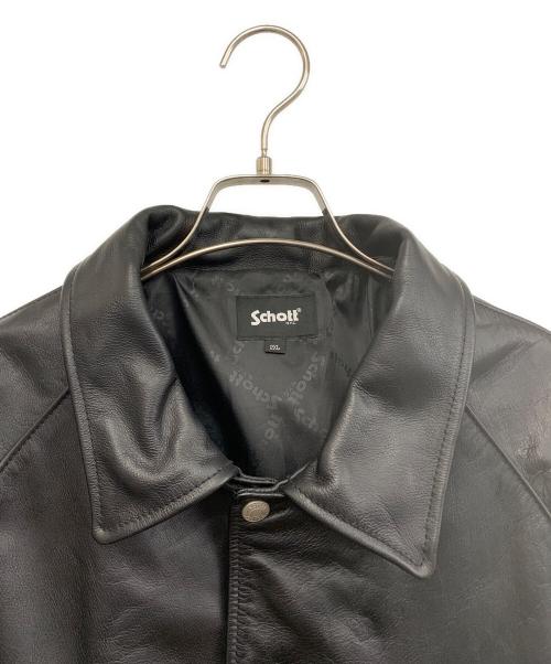 Schott（ショット）Schott (ショット) レザーコーチジャケット ブラック サイズ:2XLの古着・服飾アイテム