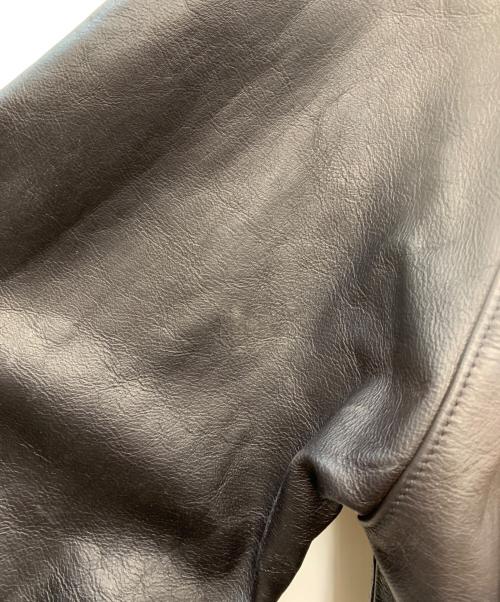 Schott（ショット）Schott (ショット) レザーコーチジャケット ブラック サイズ:2XLの古着・服飾アイテム