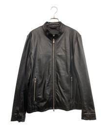 JACKROSE（ジャックローズ）の古着「ラムレザージャケット」｜ブラック
