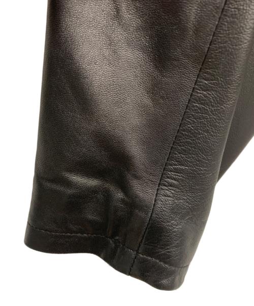 JACKROSE（ジャックローズ）JACKROSE (ジャックローズ) ラムレザージャケット ブラック サイズ:4の古着・服飾アイテム