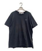 PLAY COMME des GARCONSプレイコムデギャルソン）の古着「半袖カットソー」｜ブラック