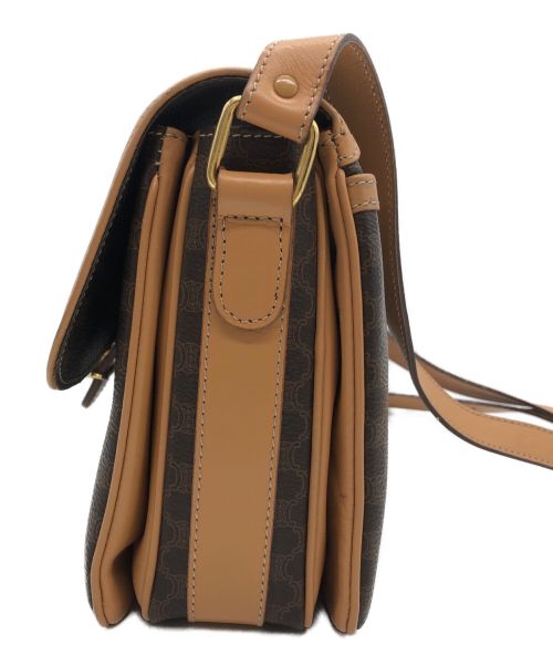 CELINE（セリーヌ）CELINE (セリーヌ) ショルダーバッグ ブラウンの古着・服飾アイテム