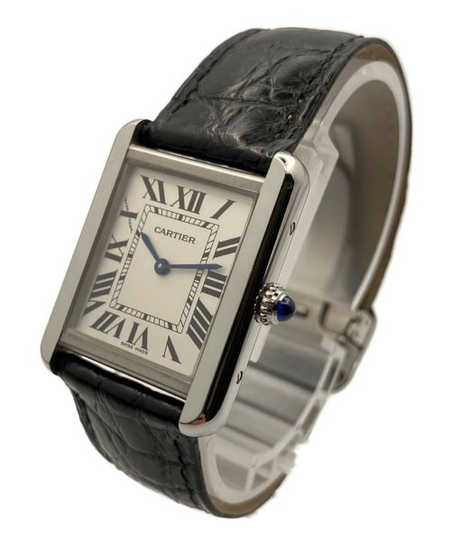 Cartier（カルティエ）Cartier (カルティエ) タンクソロSM ベージュの古着・服飾アイテム