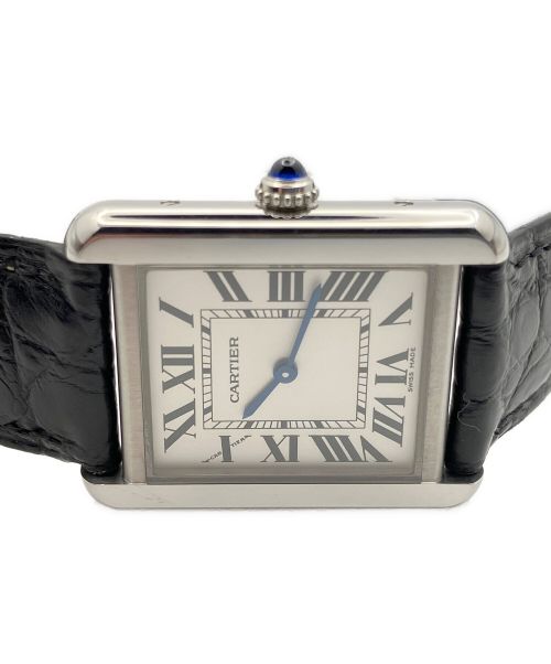 Cartier（カルティエ）Cartier (カルティエ) タンクソロSM ベージュの古着・服飾アイテム