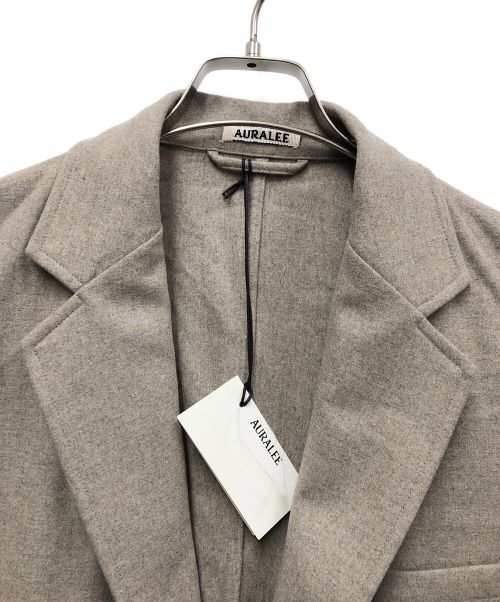 AURALEE（オーラリー）AURALEE (オーラリー) WOOL FULLING FLANNEL JACKET ベージュ サイズ:3の古着・服飾アイテム