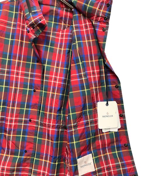 MONCLER（モンクレール）MONCLER (モンクレール) ナイロンジャケット レッド サイズ:3の古着・服飾アイテム