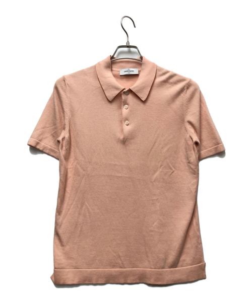 GRAN SASSO（グランサッソ）GRAN SASSO (グランサッソ) ニットポロシャツ ピンク サイズ:46の古着・服飾アイテム