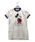 DISNEY（ディズニー）の古着「リンガーTシャツ」｜ホワイト