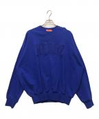 KEBOZケボズ）の古着「ロゴスウェット」｜ブルー