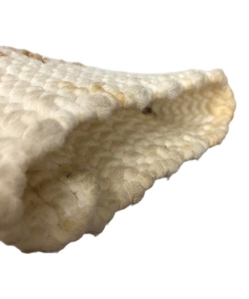 COACH（コーチ）COACH (コーチ) ショールカラーカーディガン ブラウン×ホワイト サイズ:不明の古着・服飾アイテム