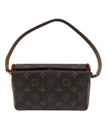 LOUIS VUITTON（ルイ ヴィトン）の古着「モノグラムレシタルショルダーバッグ」｜ブラウン