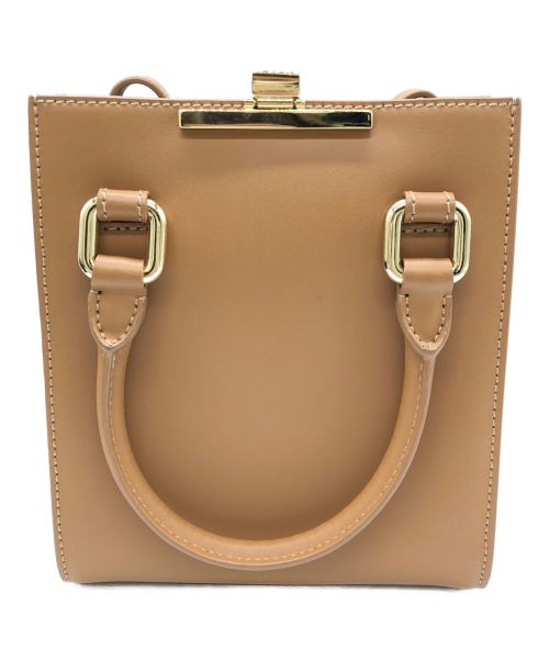 ZANCHETTI（ザンケッティー）ZANCHETTI (ザンケッティー) ZETA CROSSBODY HANDLE ブラウンの古着・服飾アイテム