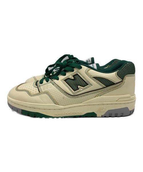 NEW BALANCE（ニューバランス）NEW BALANCE (ニューバランス) Aime Leon Dore (エメ レオン ドレ) スニーカー BB550AY1 ベージュ×グリーン サイズ:26.5ｃｍの古着・服飾アイテム