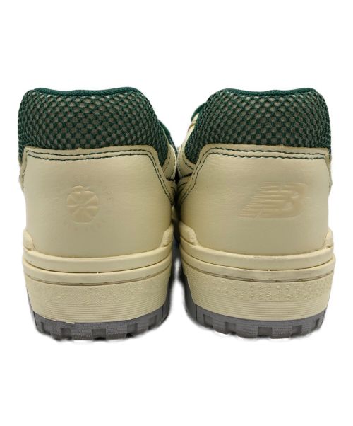 NEW BALANCE（ニューバランス）NEW BALANCE (ニューバランス) Aime Leon Dore (エメ レオン ドレ) スニーカー BB550AY1 ベージュ×グリーン サイズ:26.5ｃｍの古着・服飾アイテム
