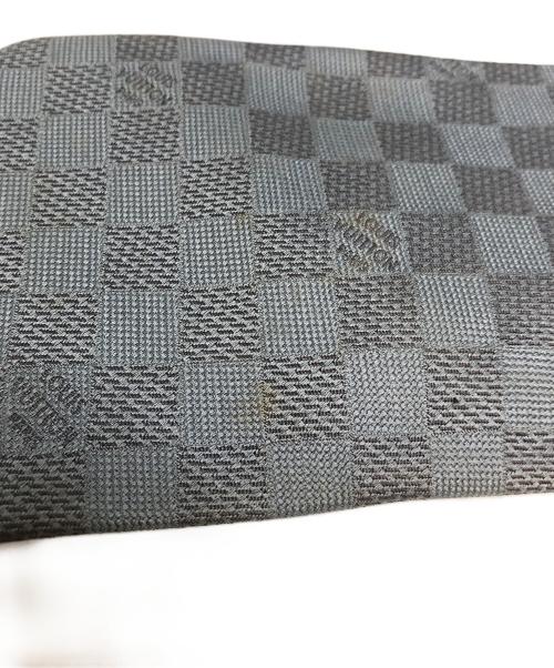 LOUIS VUITTON（ルイ ヴィトン）LOUIS VUITTON (ルイ ヴィトン) ダミエ　シルクネクタイ グレー サイズ:-の古着・服飾アイテム