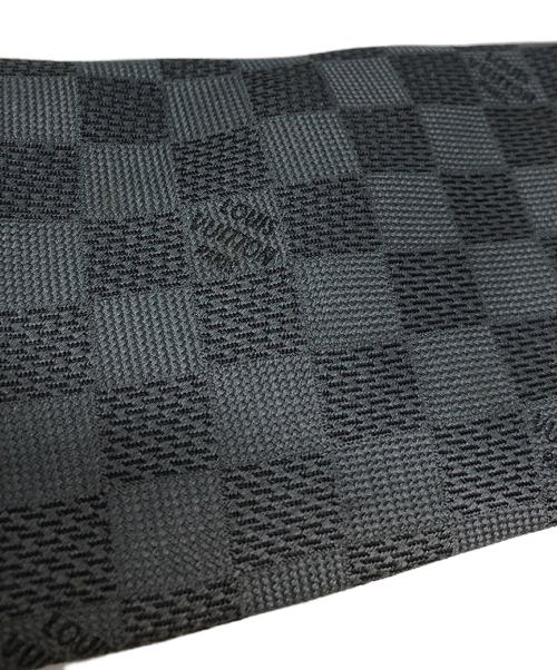 LOUIS VUITTON（ルイ ヴィトン）LOUIS VUITTON (ルイ ヴィトン) ダミエ　シルクネクタイ グレー サイズ:-の古着・服飾アイテム