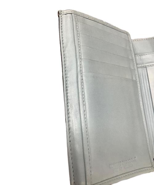 NANCY GONZALEZ（ナンシーゴンザレス）NANCY GONZALEZ (ナンシーゴンザレス) クロコ3つ折り財布 ブラックの古着・服飾アイテム