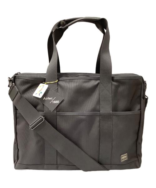 PORTER（ポーター）PORTER (ポーター) 2WAY TOTE BAG　ステージ　2ウェイトートバッグ ブラックの古着・服飾アイテム