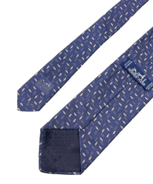 HERMES（エルメス）HERMES (エルメス) シルクネクタイ ネイビー サイズ:-の古着・服飾アイテム