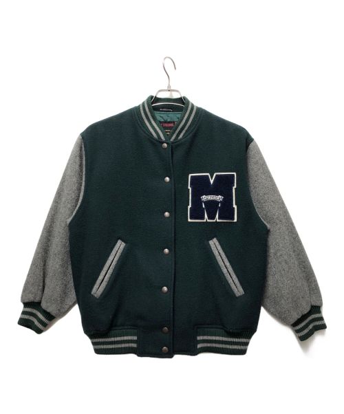 McGREGOR（マックレガー）McGREGOR (マックレガー) スタジャン グレー×グリーン サイズ:Mの古着・服飾アイテム