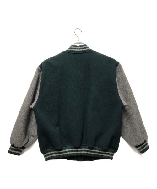 McGREGOR（マックレガー）McGREGOR (マックレガー) スタジャン グレー×グリーン サイズ:Mの古着・服飾アイテム