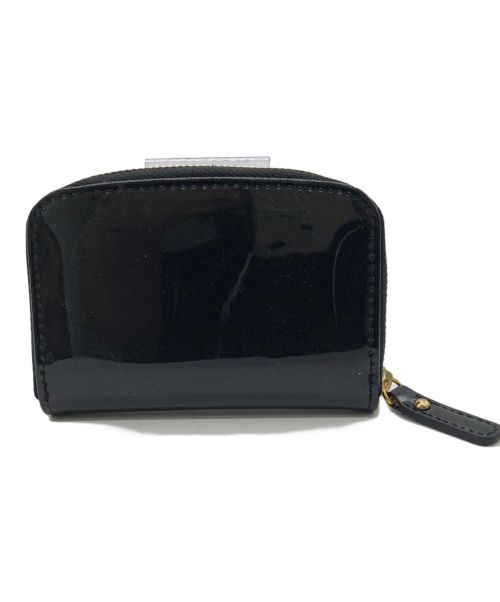 MARY QUANT（マリークヮント）MARY QUANT (マリークヮント) エナメルレザーマルチケース ブラックの古着・服飾アイテム