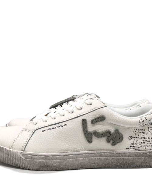 via SANGACIO（ヴィア・サンガチオ）via SANGACIO (ヴィア・サンガチオ) SG8 バスキア ホワイト サイズ:27.5の古着・服飾アイテム