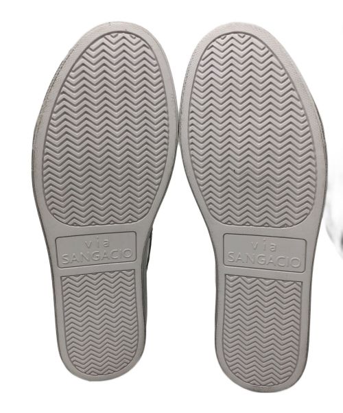 via SANGACIO（ヴィア・サンガチオ）via SANGACIO (ヴィア・サンガチオ) SG8 バスキア ホワイト サイズ:27.5の古着・服飾アイテム