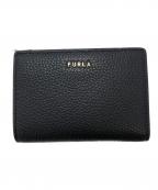 FURLAフルラ）の古着「RITZY S BIーFOLD  W／ZIP 2つ折り財布」｜ブラック