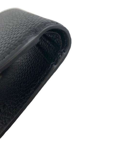 FURLA（フルラ）FURLA (フルラ) RITZY S BIーFOLD  W／ZIP 2つ折り財布 ブラックの古着・服飾アイテム