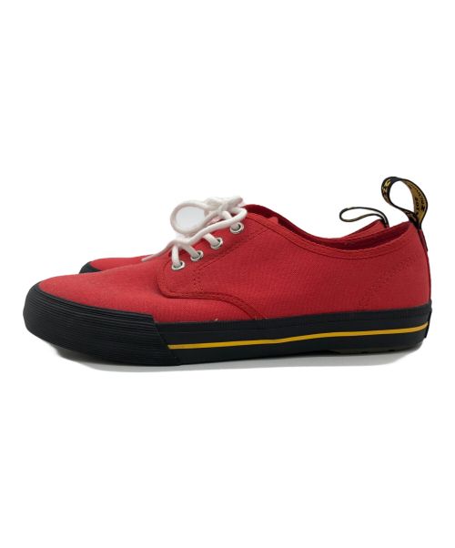 Dr.Martens（ドクターマーチン）Dr.Martens (ドクターマーチン) スニーカー レッド×ブラック サイズ:Mの古着・服飾アイテム