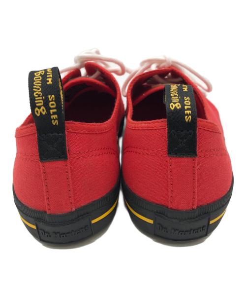 Dr.Martens（ドクターマーチン）Dr.Martens (ドクターマーチン) スニーカー レッド×ブラック サイズ:Mの古着・服飾アイテム