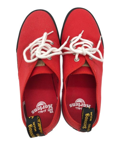 Dr.Martens（ドクターマーチン）Dr.Martens (ドクターマーチン) スニーカー レッド×ブラック サイズ:Mの古着・服飾アイテム