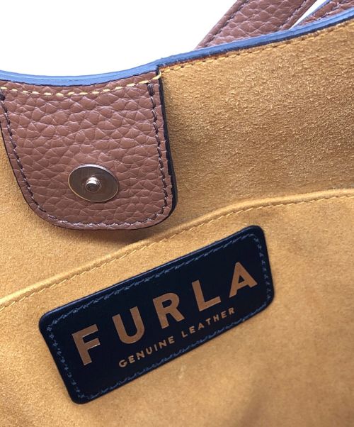 FURLA（フルラ）FURLA (フルラ) トートバッグ ブラウンの古着・服飾アイテム