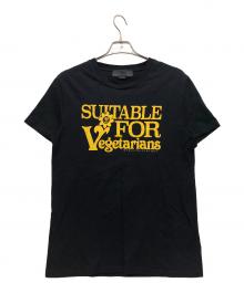 STELLA McCARTNEY（ステラマッカートニー）の古着「プリントカットソー」｜ブラック