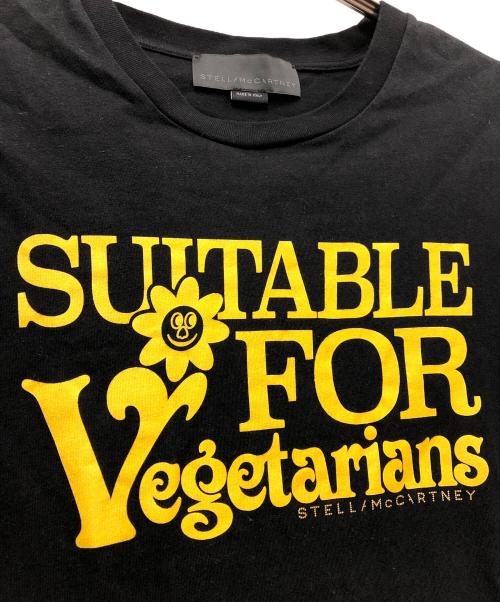 STELLA McCARTNEY（ステラマッカートニー）STELLA McCARTNEY (ステラマッカートニー) プリントカットソー ブラック サイズ:Lの古着・服飾アイテム