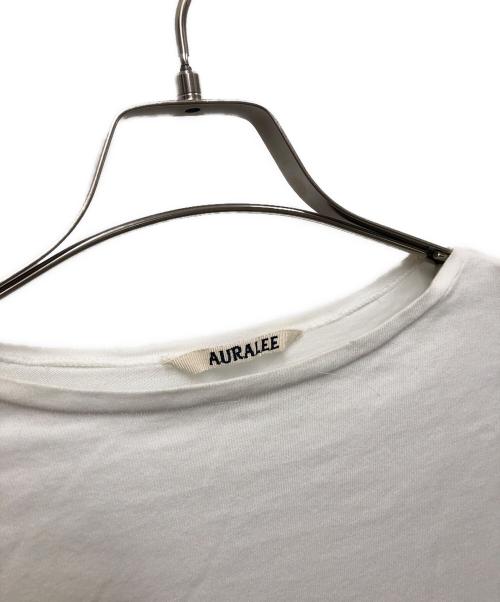 AURALEE（オーラリー）AURALEE (オーラリー) 半袖カットソー ホワイト サイズ:4の古着・服飾アイテム
