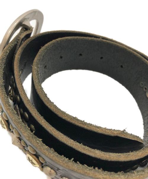 htc（エイチティーシー）htc (エイチティーシー) レザーベルト ブラックの古着・服飾アイテム