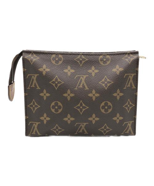 LOUIS VUITTON（ルイ ヴィトン）LOUIS VUITTON (ルイ ヴィトン) ポシェットトワレット19 ブラウンの古着・服飾アイテム