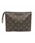 LOUIS VUITTON (ルイ ヴィトン) ポシェットトワレット19 ブラウン：25000円