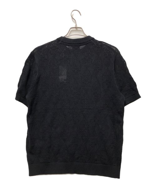 KITH（キス）KITH (キス) Tilden Crochet Shirt ブラック サイズ:Sの古着・服飾アイテム