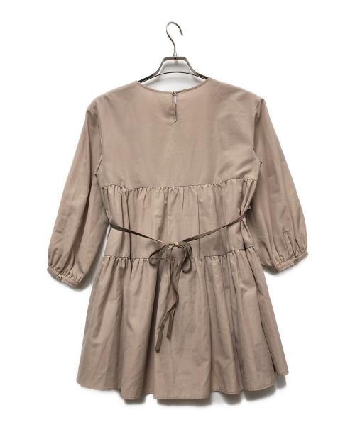 BLUE LABEL CRESTBRIDGE（ブルーレーベルクレストブリッジ）BLUE LABEL CRESTBRIDGE (ブルーレーベルクレストブリッジ) 長袖ブラウス ベージュ サイズ:38の古着・服飾アイテム